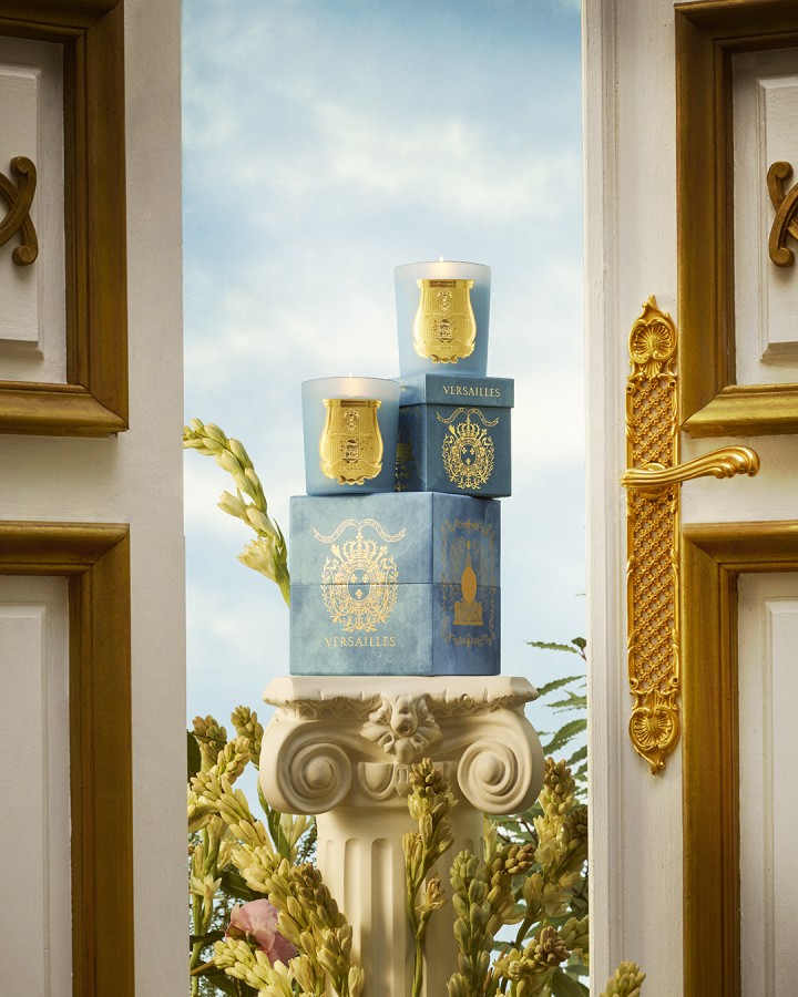  Trudon riboto leidimo "Versailles" žvakė 