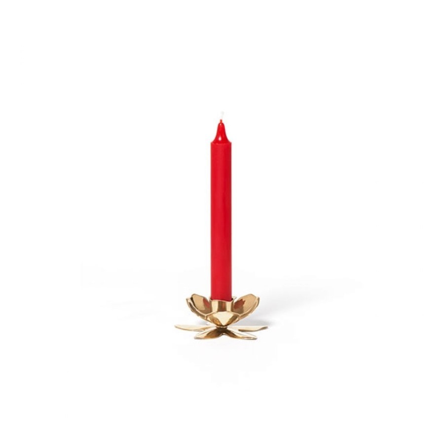 Trudon aukso spalvos žvakidė (stalo žvakei) 