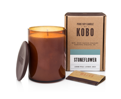 Kobo Woodblock "Stoneflower" žvakė
