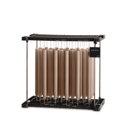 NAUJIENA Ester&Erik bekvapės cilindrinės matinės stalo žvakės - 4vnt (šviesus molis)